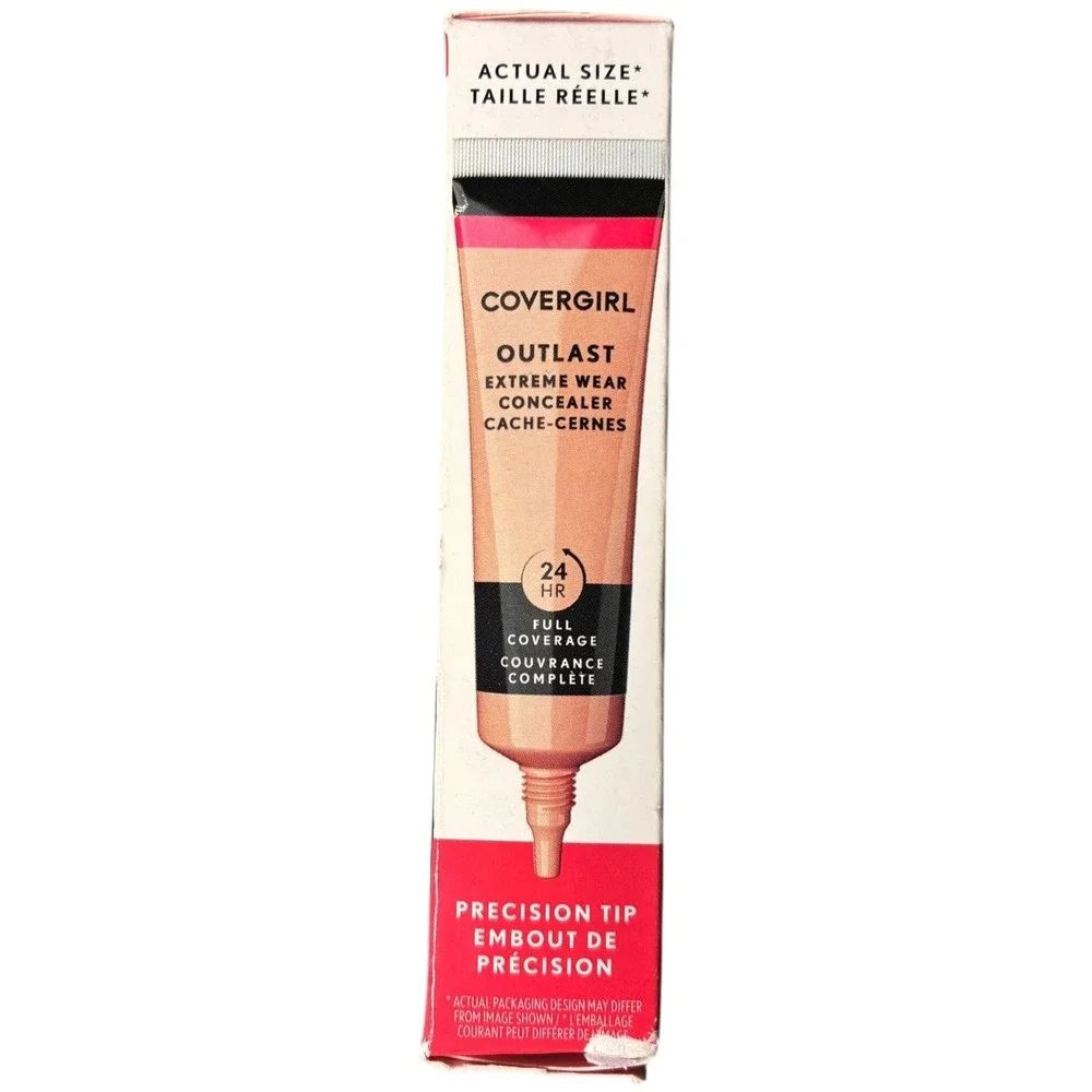 Covergirl Outlast Extreme Wear Concealer 820 Creamy‎ Natural Full Coverage NIB